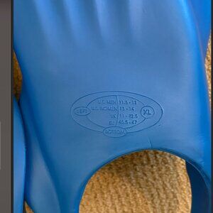 Aqua Sphere Alpha Fins – Blue Swim Training Fins (Size XL)